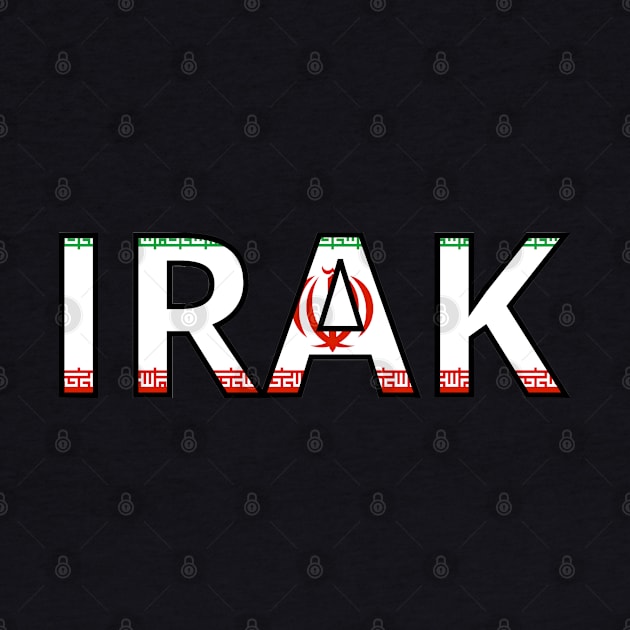 Drapeau Irak by Pixelforma